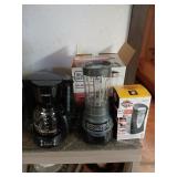 Coffee maker, Black and Decker blender, safety