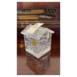 Princess House 24% Lead Crystal Bird House