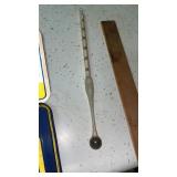 Vintage glass hydrometer