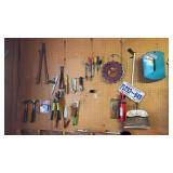 Lot of Hand Tools on Wall