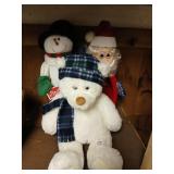 Christmas plush lot
