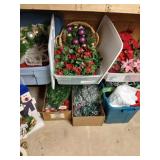 Christmas decor lot 6 boxes/totes