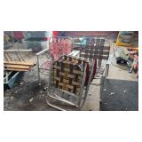 4 Foldable Aluminum Lawn Chairs