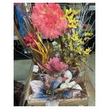 Faux flowers- box lot