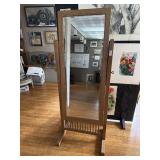 Standing mirror, almost 5.5 feet tall