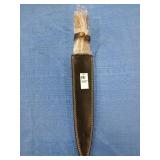 New Damascus dagger OAL 17-1/4, blade length 12"