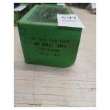 Sealed box of Sierra 45 cal 230 gr. Reloading