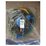Rubber tube exercise lot