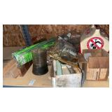 2 Shelves with Hardware, Cooler, CD Player, etc