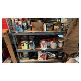 3 Shelves of Paint and Hardware