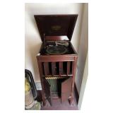 Columbia Grafanola Mahogany Record Player