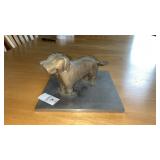 Vintage Cast Iron Dog Nut Cracker