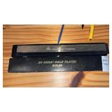 24 Karat Gold Plated Ruler