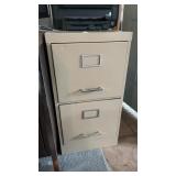 2 Drawer Metal File Cabinet