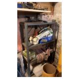 Shelving Unit and Gardening Items