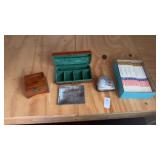 Pencils, Pittsburgh Ashtray and Boxes