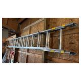 24 Ft Aluminum Extension Ladder 225 Lb Rating