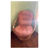 Bamboo Wicker Lounge Chair