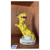 Vintage Plastic Pitt Panther Coin Bank