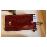 Vintage Biker Leather Chain Wallet
