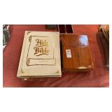 2 Bibles and Crucifix