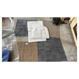 Assorted Small Rugs and Plastic Mats