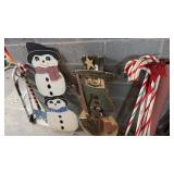 Lot of Wooden Christmas Decor
