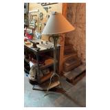Vintage Wrought Iron Floor Lamp