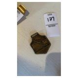 Vintage Thew Lorain Metal Watch Fob