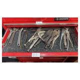 Drawer Lot of Clamps and Wrenches