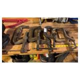 Lot of Heavy Duty Clamps