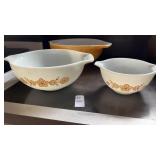 Pyrex Cinderella Mixing bowl with 2 Additional