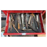 Drawer Lot of Chisels and Files