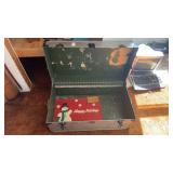 Vintage Footlocker W Happy Holidays Mat