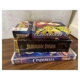 3 vintage VHS tapes * Cinderella sealed*