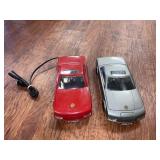 2 Kinyo VHS Auto Tape Wind Red/ silver Sports Car