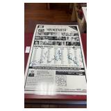 Vintage Sportsnet Poster autographed by Gale