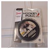 Collectible Hockey puck domed surface