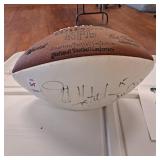 Autographed Jeff Hostetter football