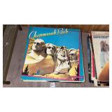 Stack of Records Including Chipmunk Rock, KISS,