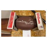 Autographed Wilson Football by Tony and Lauren