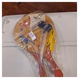 Vintage paddle ball game set,