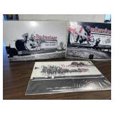 3 Vintage Budweiser prints -12 x 8 inches