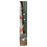 Green aluminum downspouts and accessories, 3x4