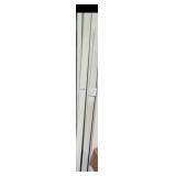 White aluminum downspouts and accessories, 2x3