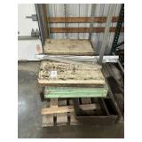 Steel shelves