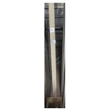 Tan aluminum downspout and brackets, 2x3