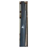 Post frame building trim, blue, 8 to 14 ft