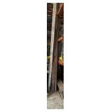 Post frame building trim, red, 4 to 16 ft