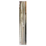 Post frame building trim, buckskin tan, 6 to 12 ft